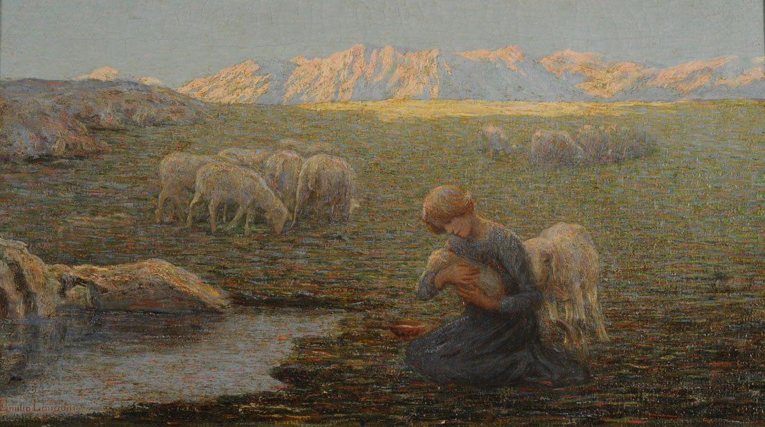 De syke sauene av Emilio Longoni