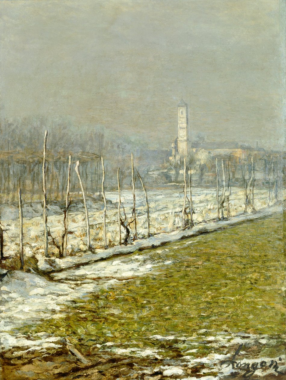 Landskap. Vintersol av Emilio Longoni
