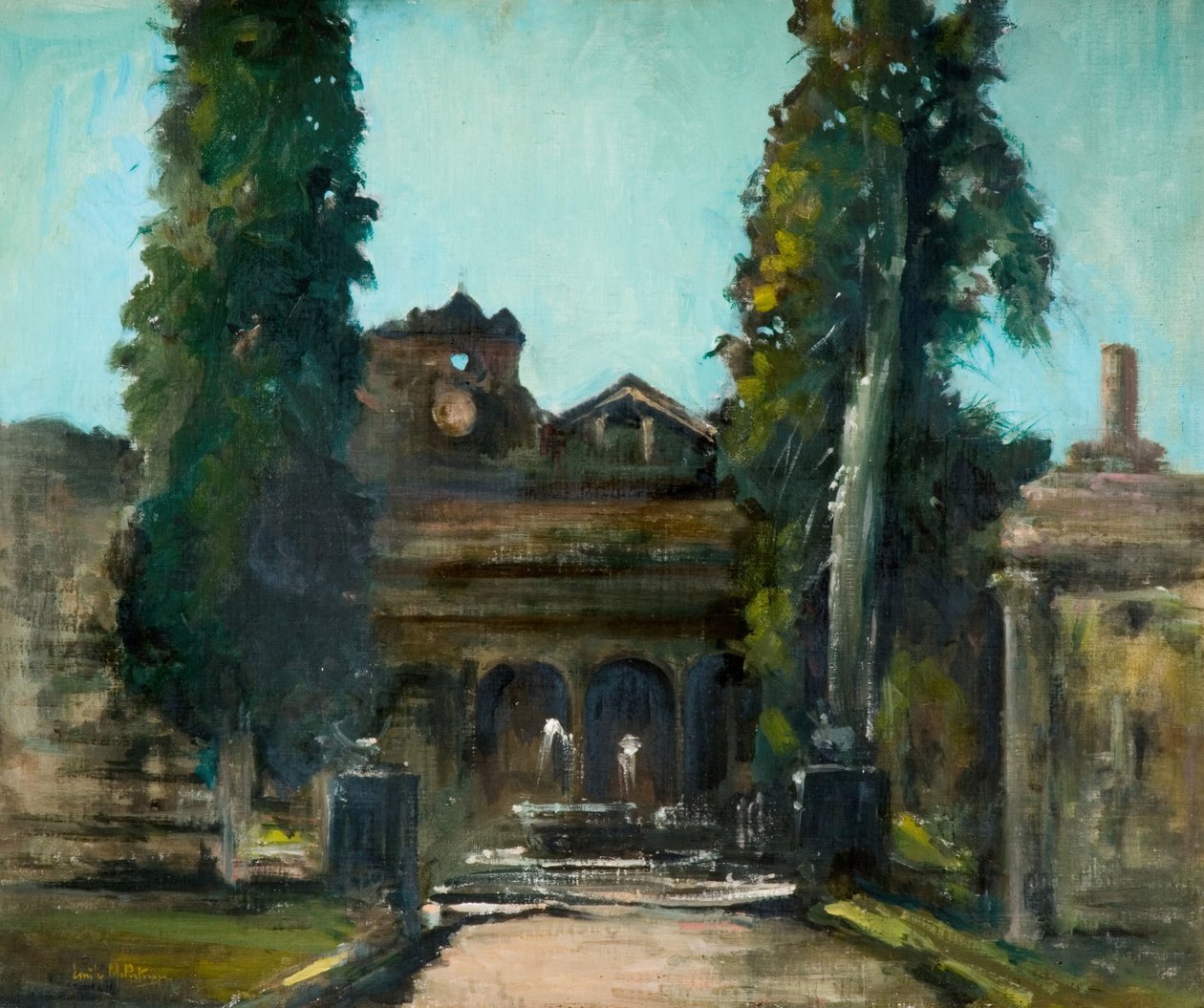The Baths of Diocletian, Roma, 1930. av Emily Murray Paterson