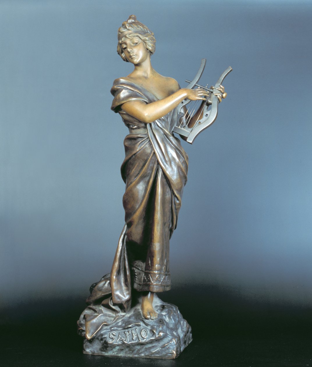 Sappho, ca. 1910 (bronse) av Emmanuel Villanis
