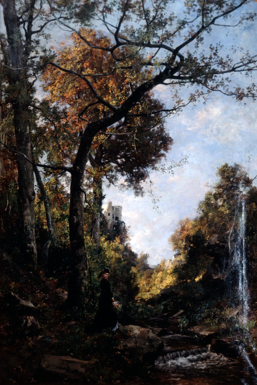 Høstvandringen, 1869. av Emmanuel Lansyer
