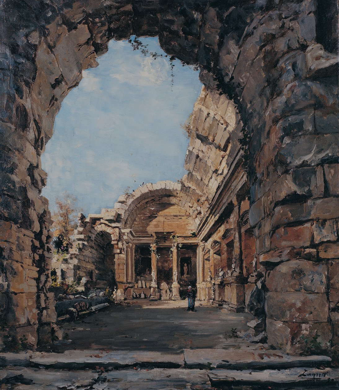 Diana-tempelet, Nîmes av Emmanuel Lansyer