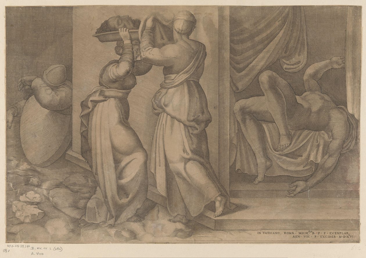 Judith i Holofernes av Enea Vico