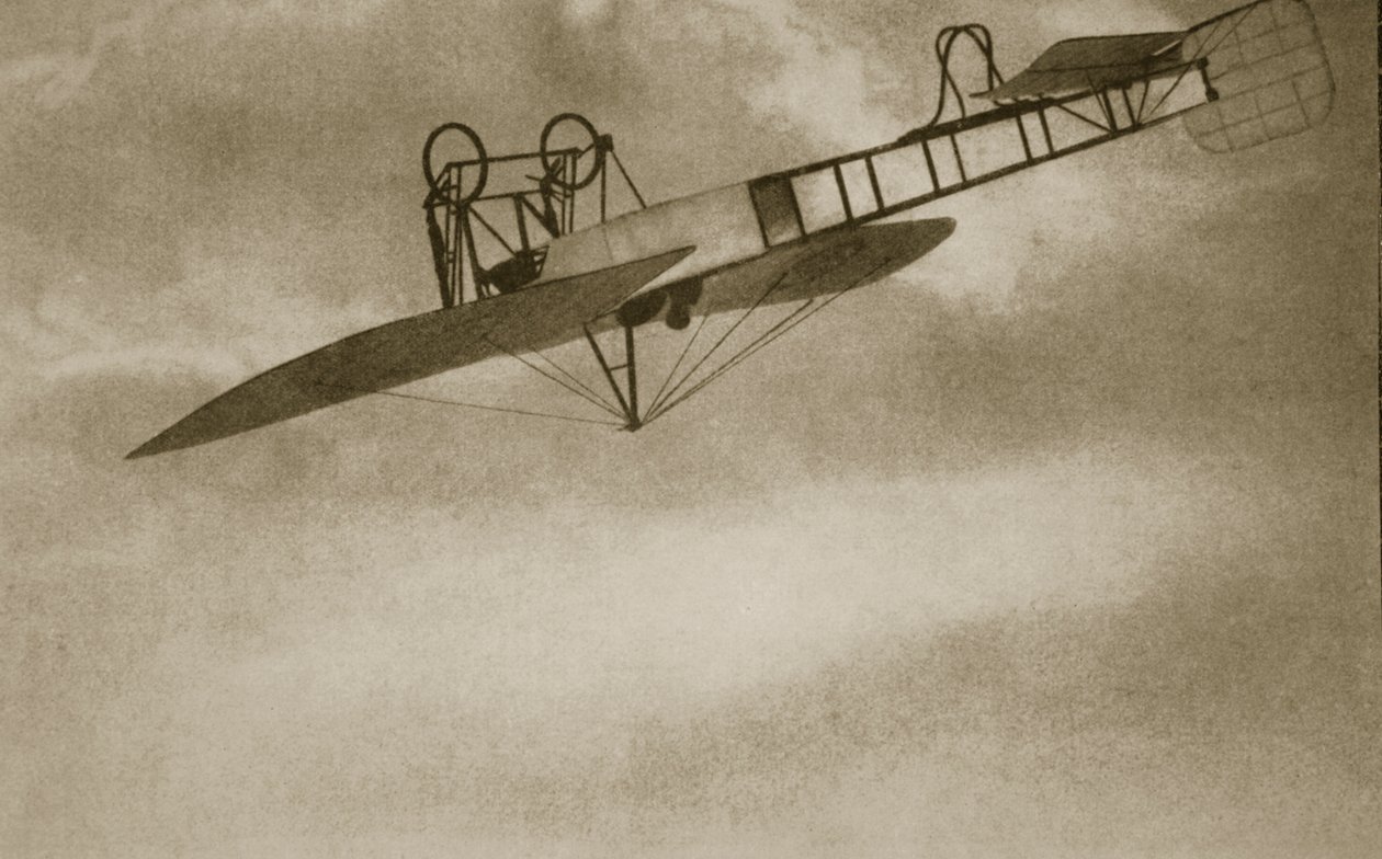 Et under å se - kunstflyvning i 1914 (fotogravyr) av English Photographer