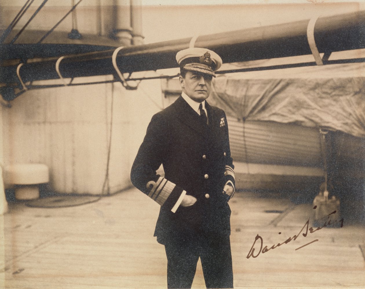 Admiral of the Fleet David Beatty (sepia-bilde) av English Photographer