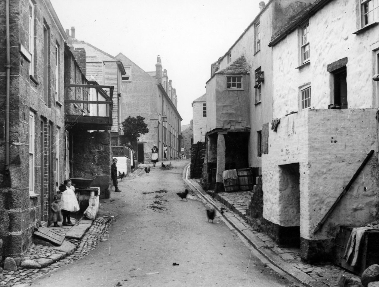 Back Road East, St Ives, ca. 1880-99 av English Photographer