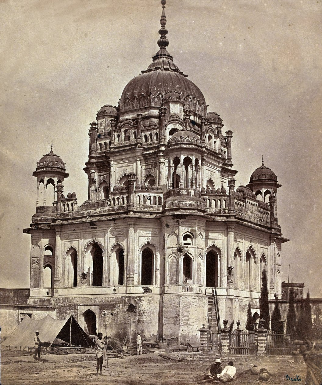 Kuppelformet palass, ca. 1858 av English Photographer
