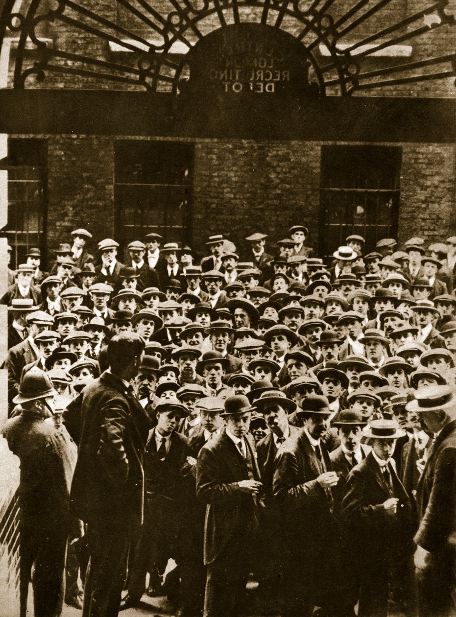 Hvis jeg skulle dø, tenk bare dette om meg..., ca. 1914-18 (sepia-bilde) av English Photographer