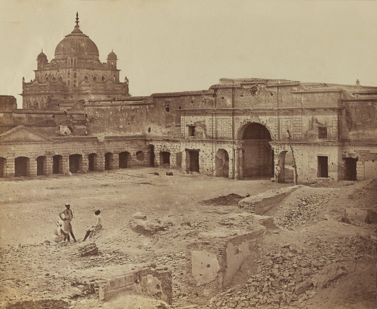 Indisk palass, ca. 1858 av English Photographer