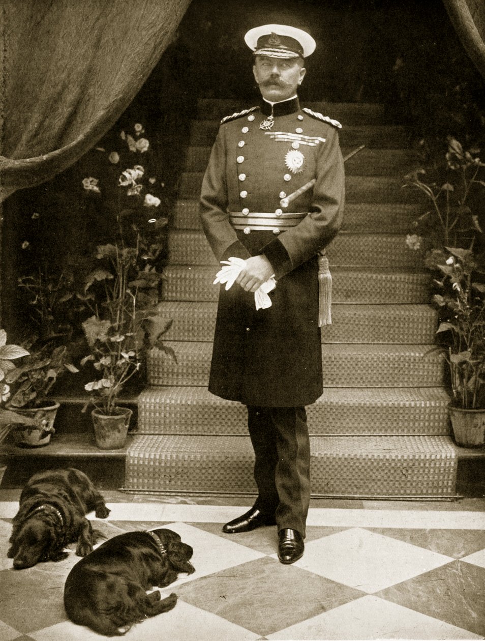 Lord Kitchener (sepia-bilde) av English Photographer