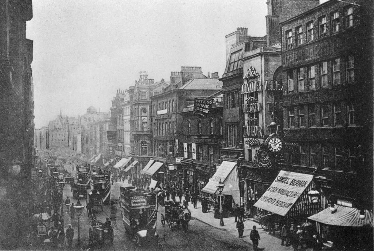 Market Street, Manchester, ca. 1910 av English Photographer