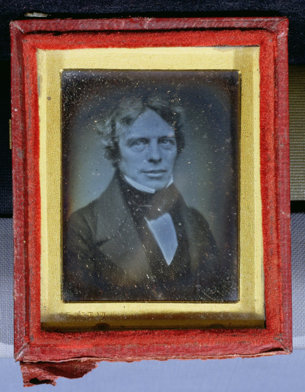 Michael Faraday (1791-1867) 1840-50-tallet (daguerreotypi) av English Photographer