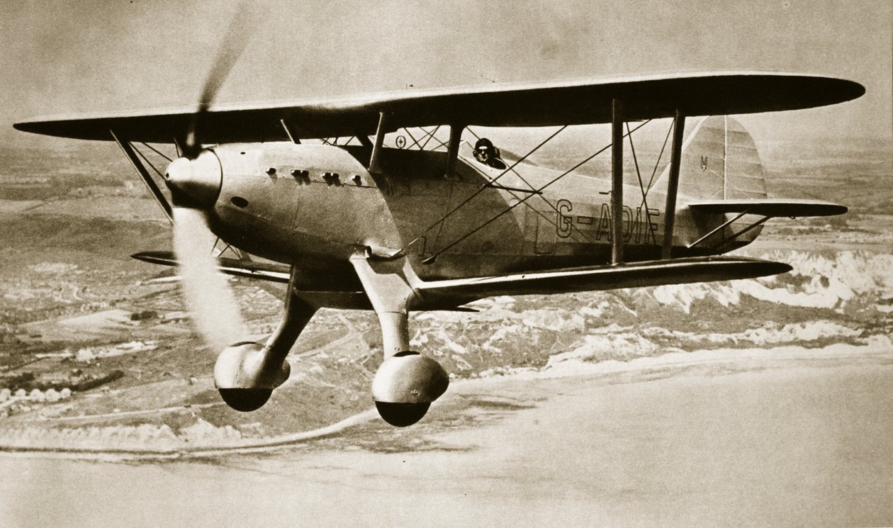 Enmanns ødelegger av luften, ca. 1935 (fotogravyr) av English Photographer