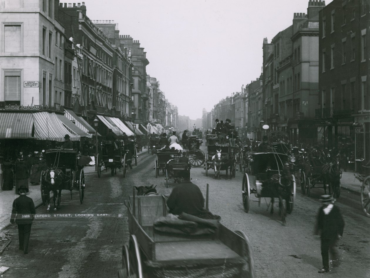 Oxford Street, London, med utsikt mot øst av English Photographer