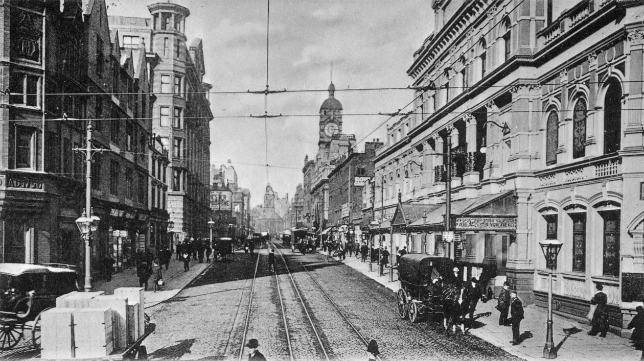 Oxford Street, Manchester, ca. 1910 av English Photographer