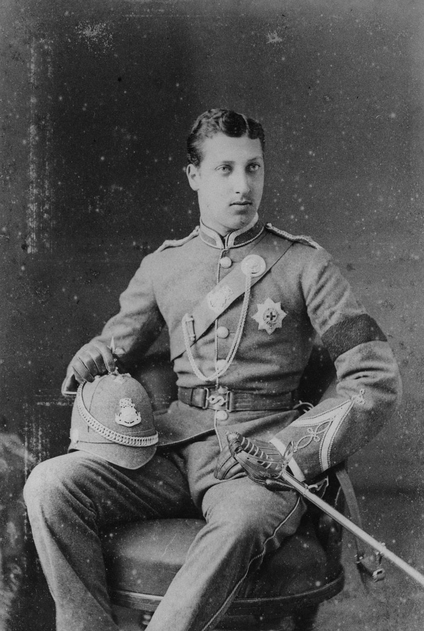 Prins Albert Victor, hertug av Clarence og Avondale, 1885 av English Photographer