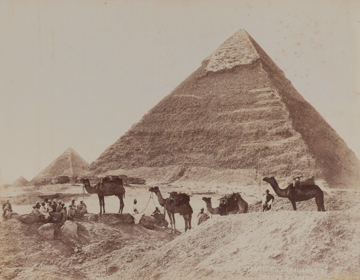 Pyramid, Egypt, 1893 av English Photographer