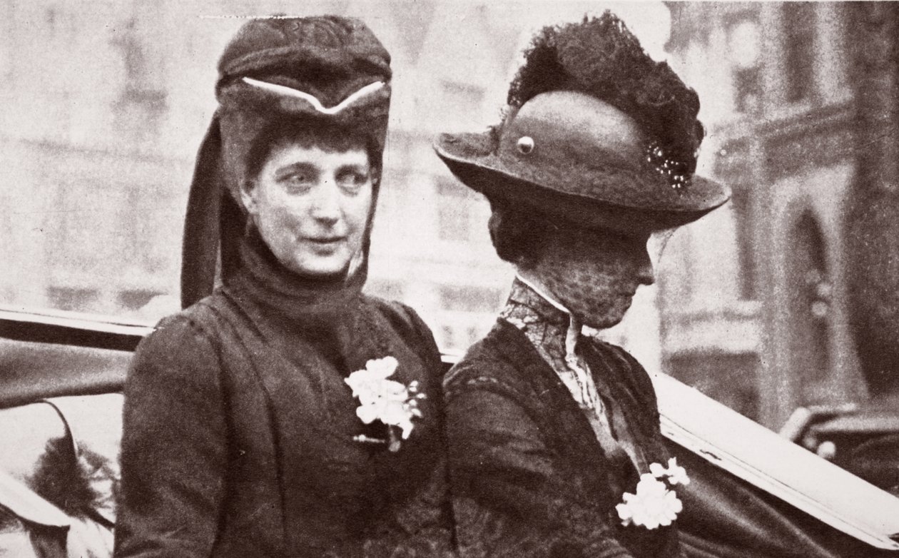 Dronning Alexandra, den første Alexandra Rose Day, 1912 av English Photographer