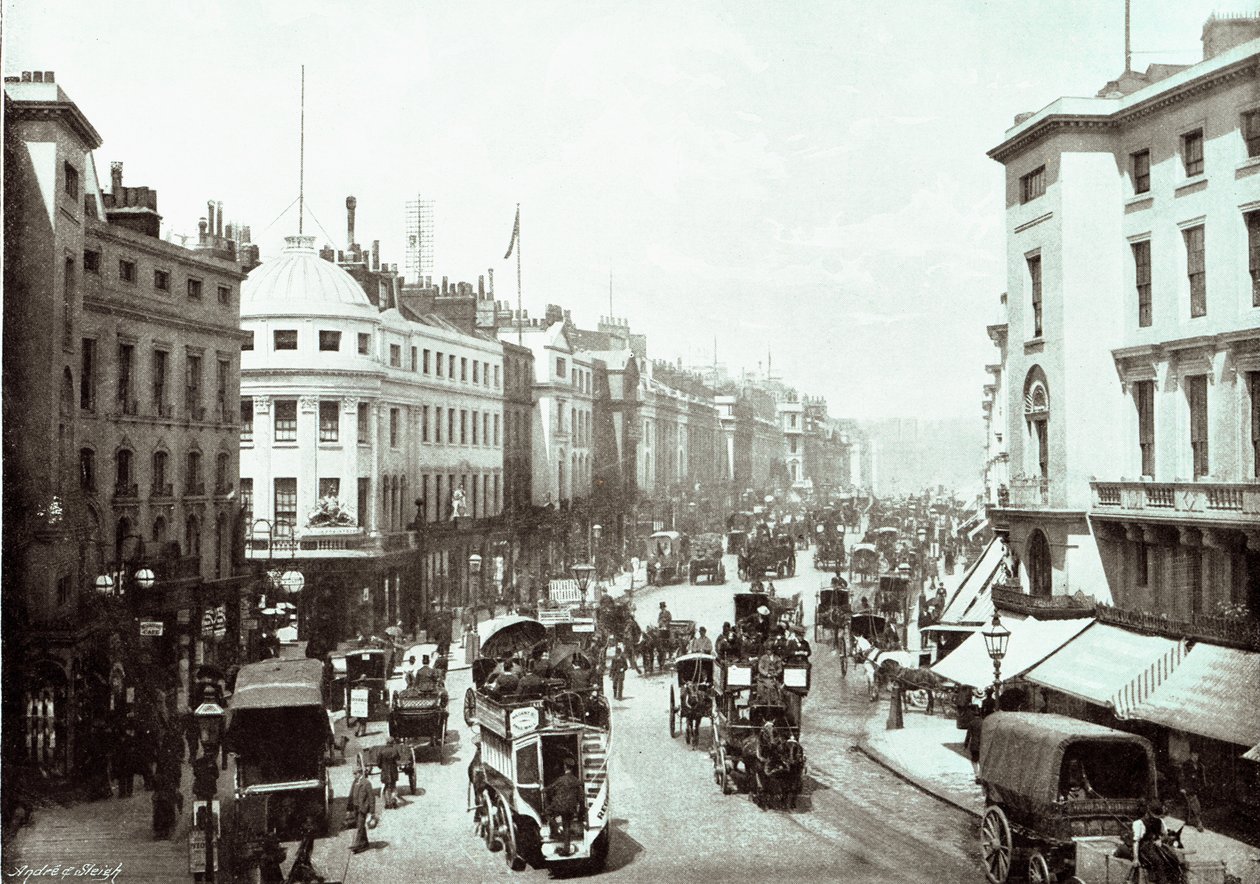 Regent Street, London ca. 1900 av English Photographer