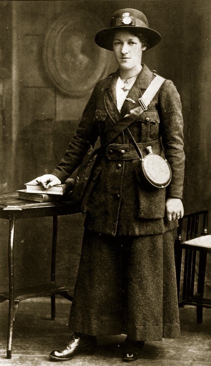 Rose McNamara i Cumann na mBan-uniform (sepia-bilde) av English Photographer