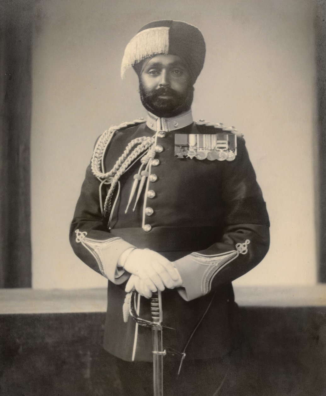 Subedar-major Shir Singh, Bahadur Waq Obi, 4. bataljon, 15. Punjab-regiment, 1936-37 av English Photographer
