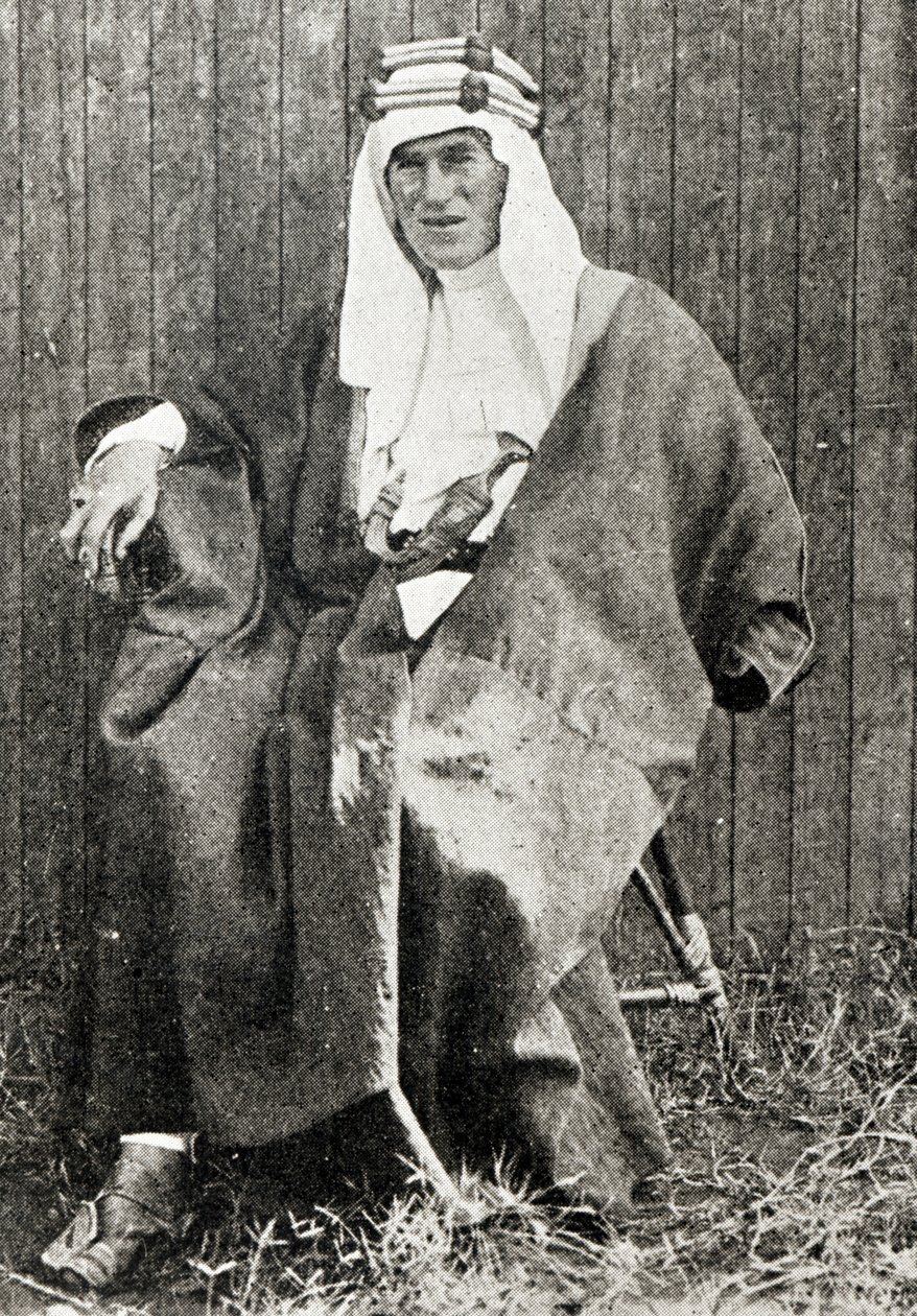 T. E. Lawrence i full arabisk kjole, 1919 av English Photographer