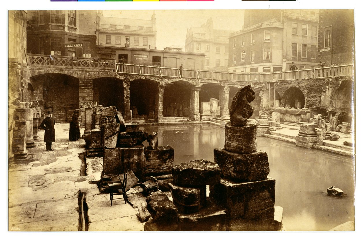 Det store romerske badet, Bath av English Photographer