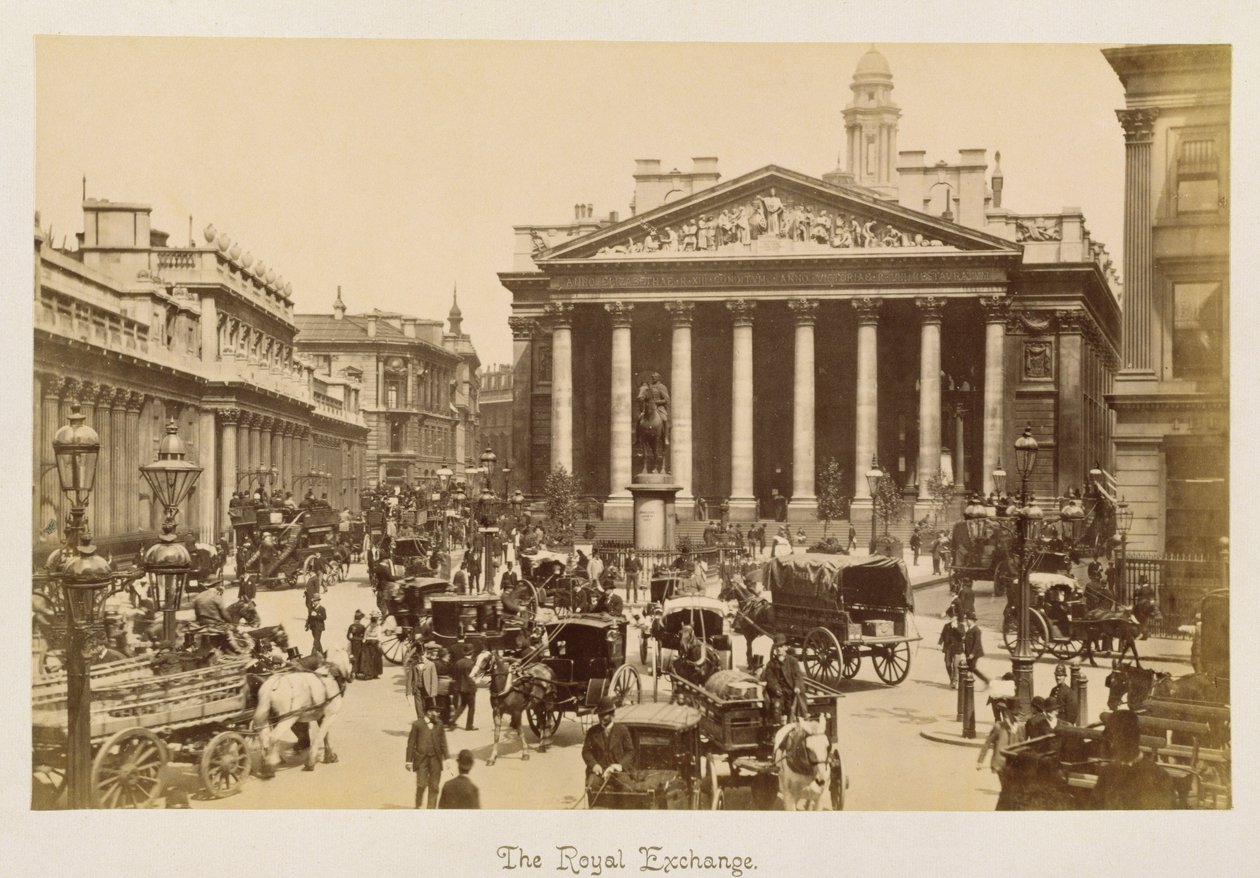 The Royal Exchange (sepia-bilde) av English Photographer