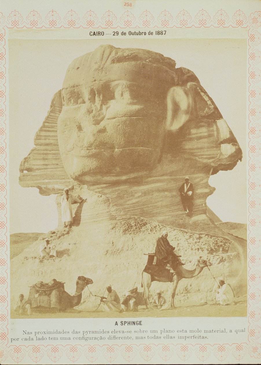Sfinxen, Egypt, 1887 (albumintrykk) av English Photographer