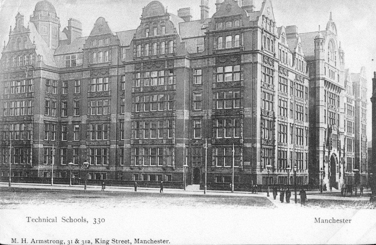The Technical Schools, Manchester av English Photographer