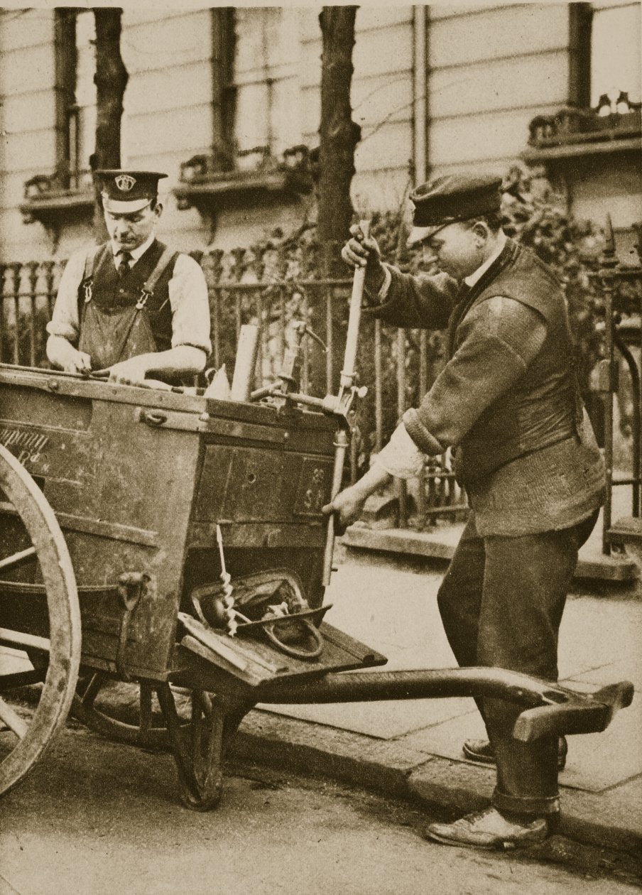 To London-gassmontører (sepia-bilde) av English Photographer