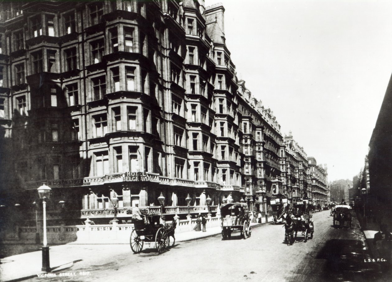 Victoria Street, London ca. 1900 av English Photographer