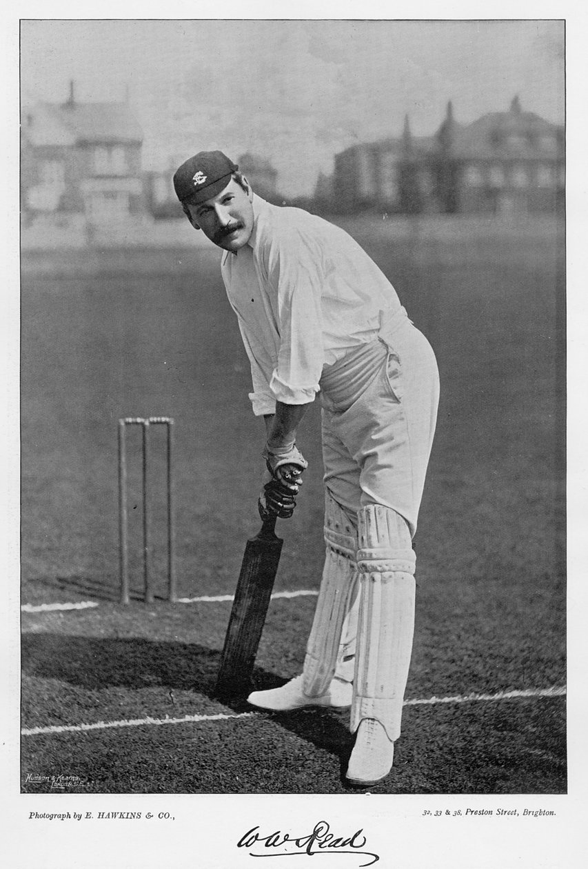 W.W. Les, fra Famous Cricketers and Cricket Grounds, utgitt av Hudson og Kearns, 1895 av English Photographer