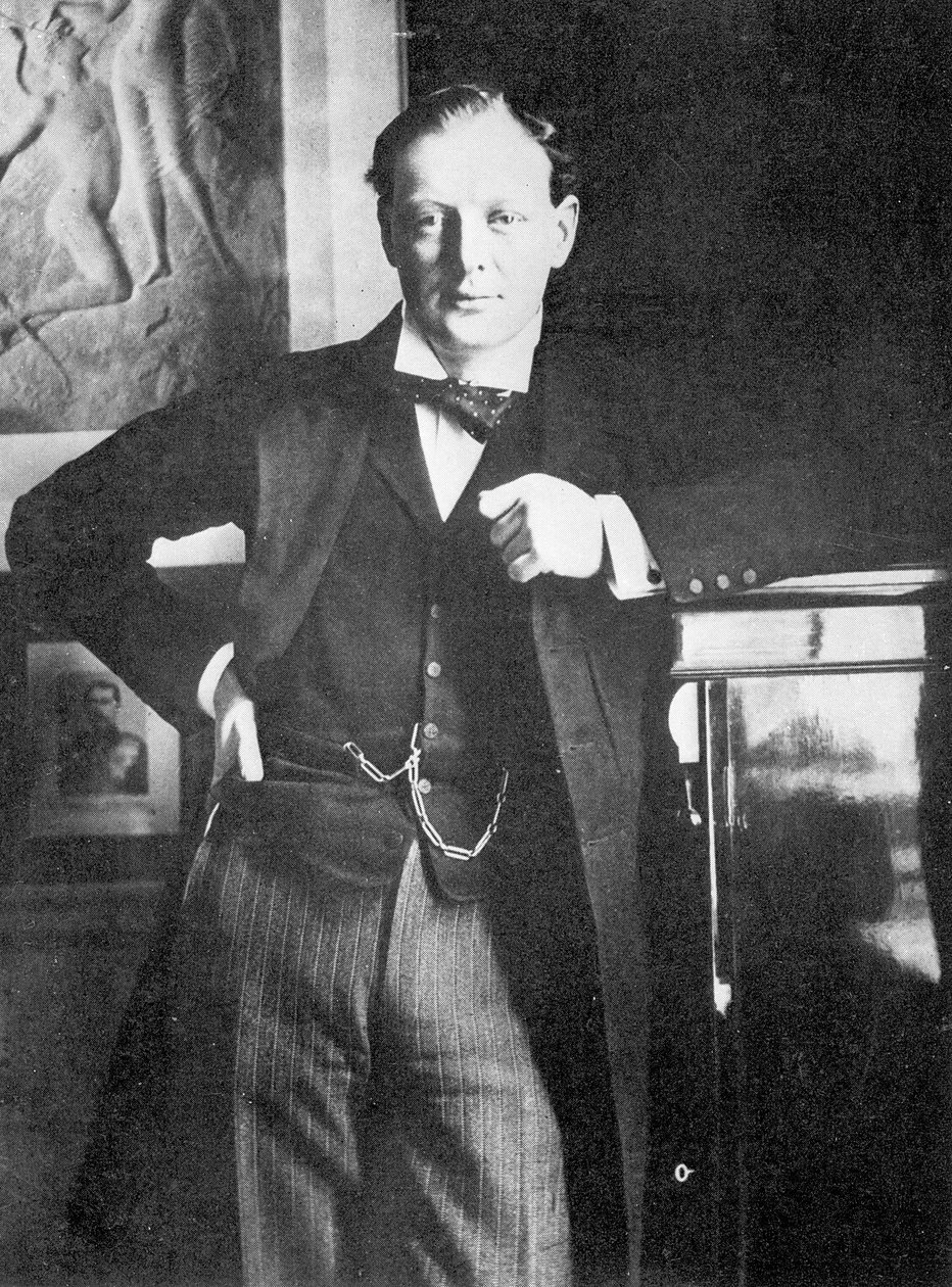 Winston Spencer Churchill i 1904 av English Photographer