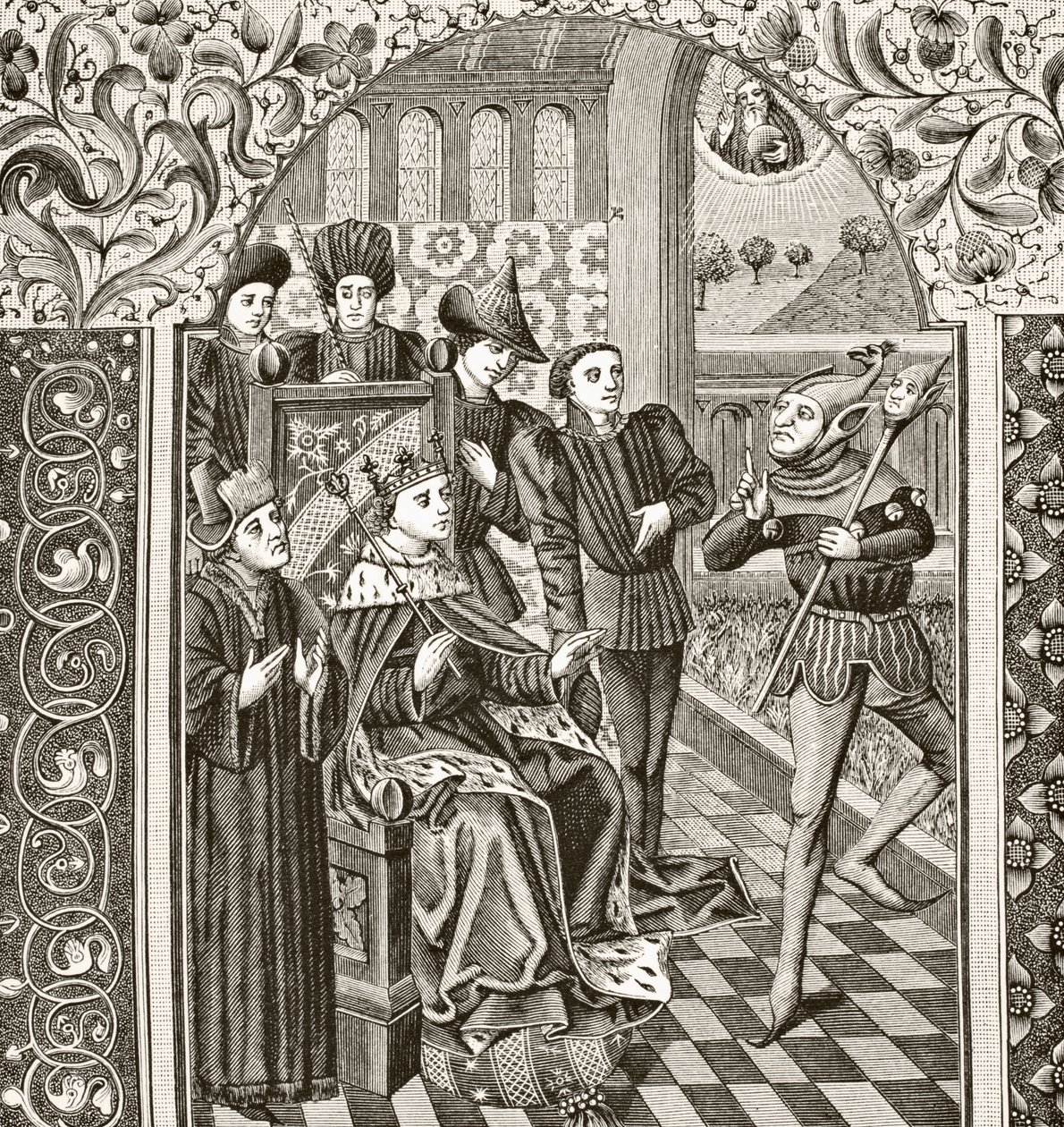 En hoffnarr, 1878 av English School