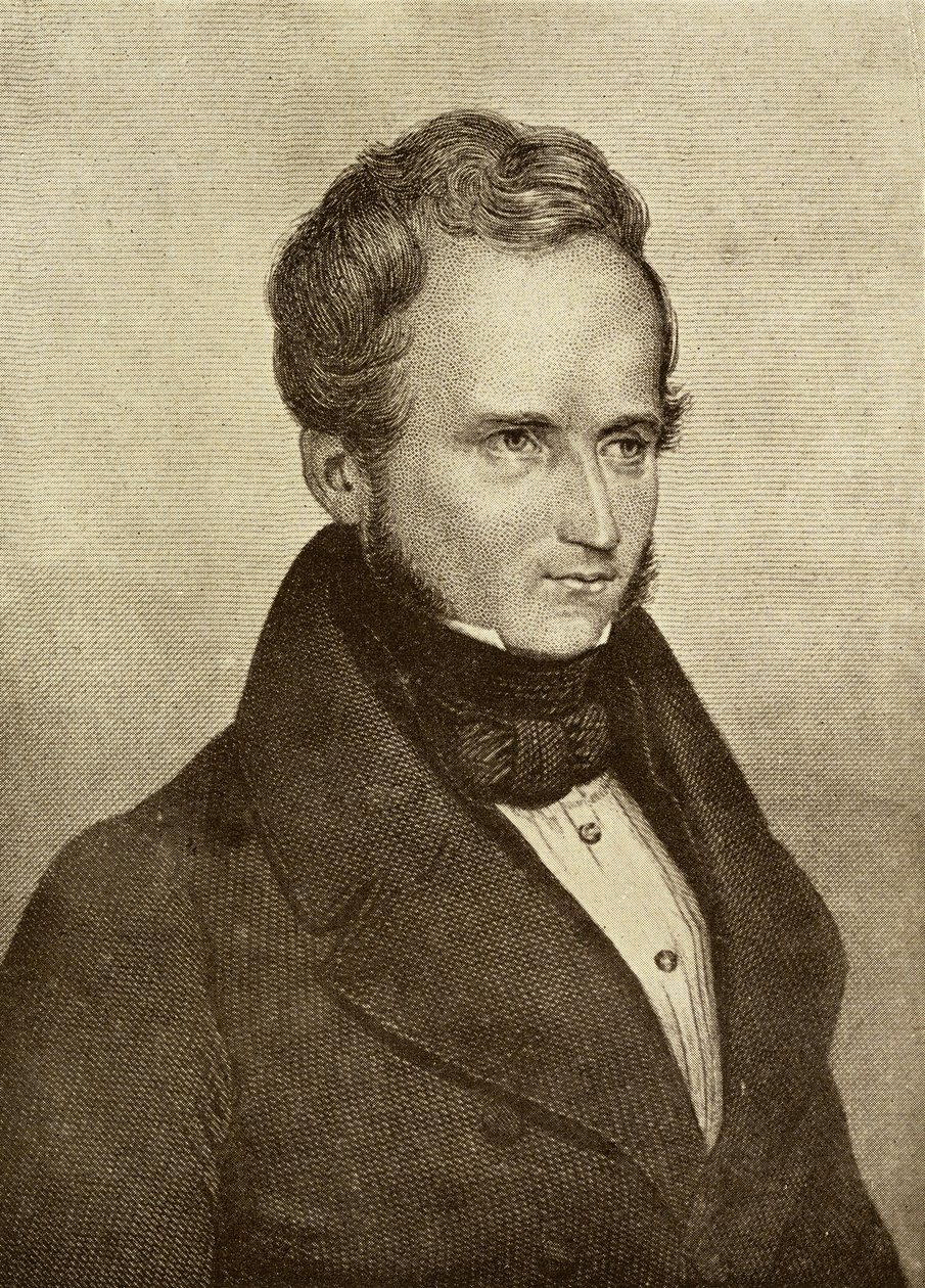 Alfred de Vigny (1791-1863) av English School