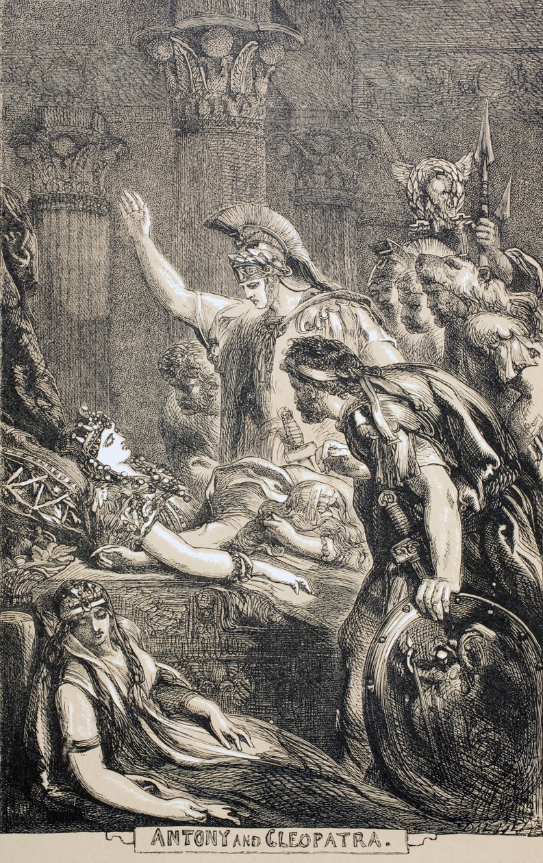 Antony og Cleopatra, 1890 av English School