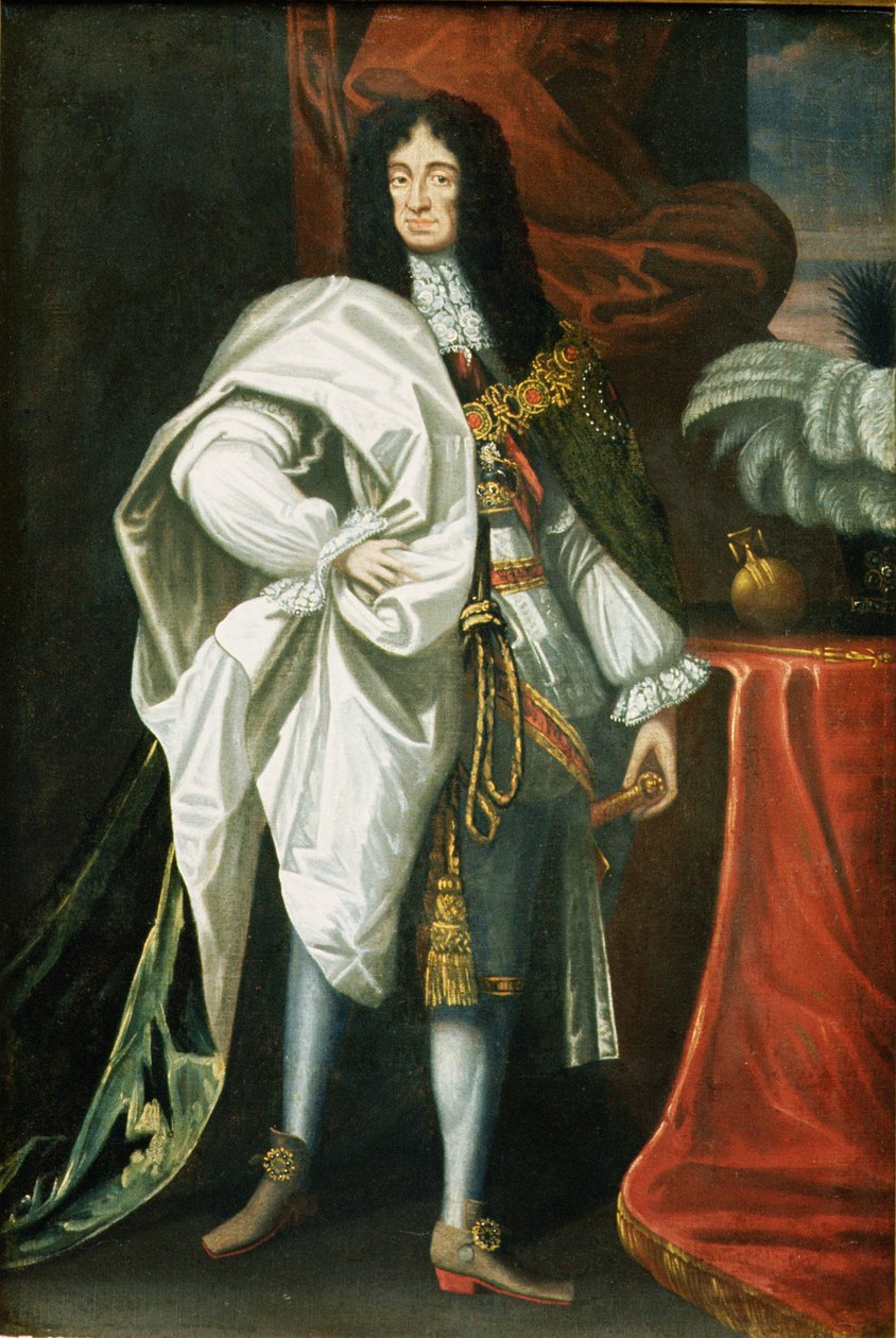 Charles II (1630–85) av English School