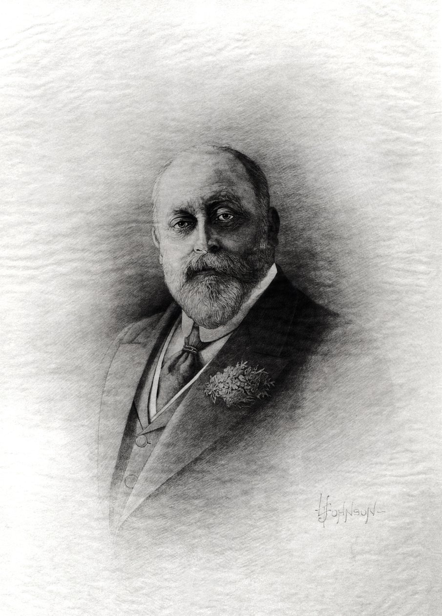 Edvard VII (1841–1910) av English School