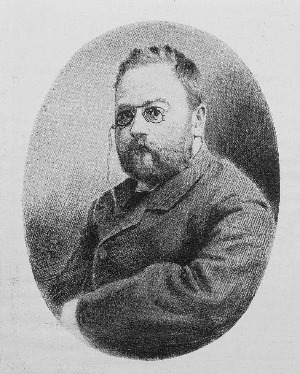 Emile Zola (1840-1902) av English School