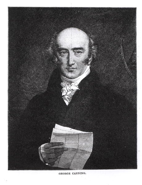 George Canning (1770–1827) av English School