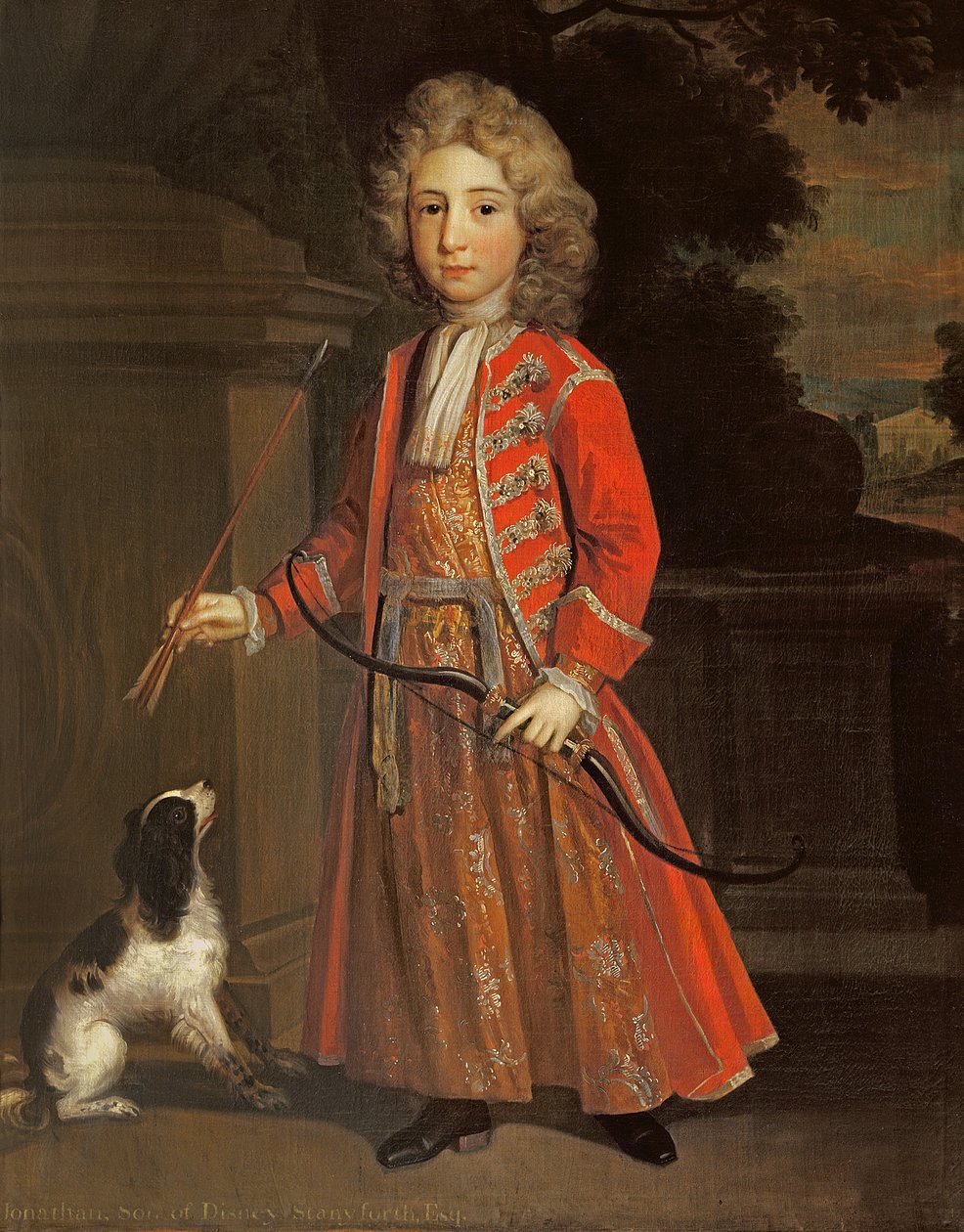 Jonathan Stanforth som ung gutt, ca. 1715 av English School