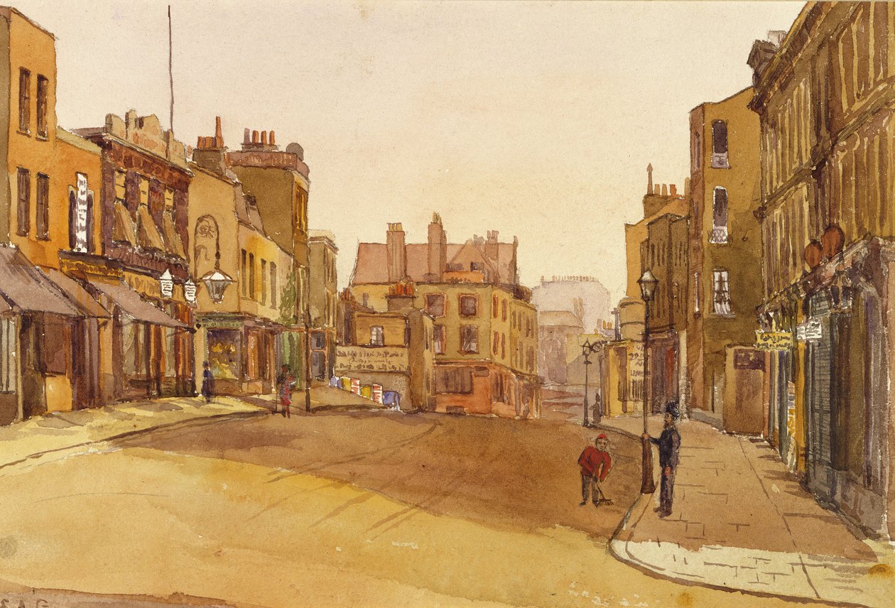 Kensington Church Street, 1892 av English School