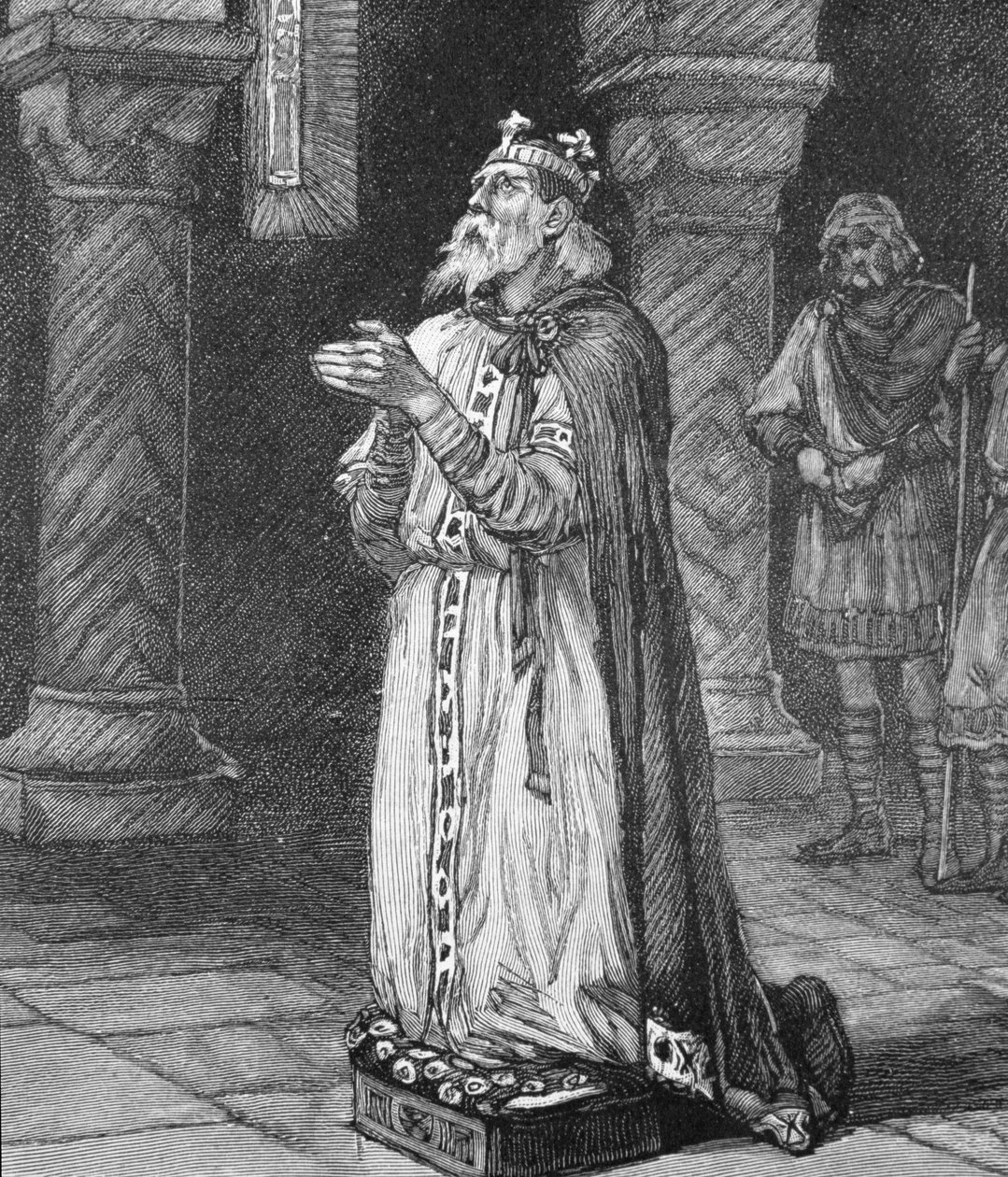 Kong Edvard Bekjenneren (ca. 1002-66) av English School