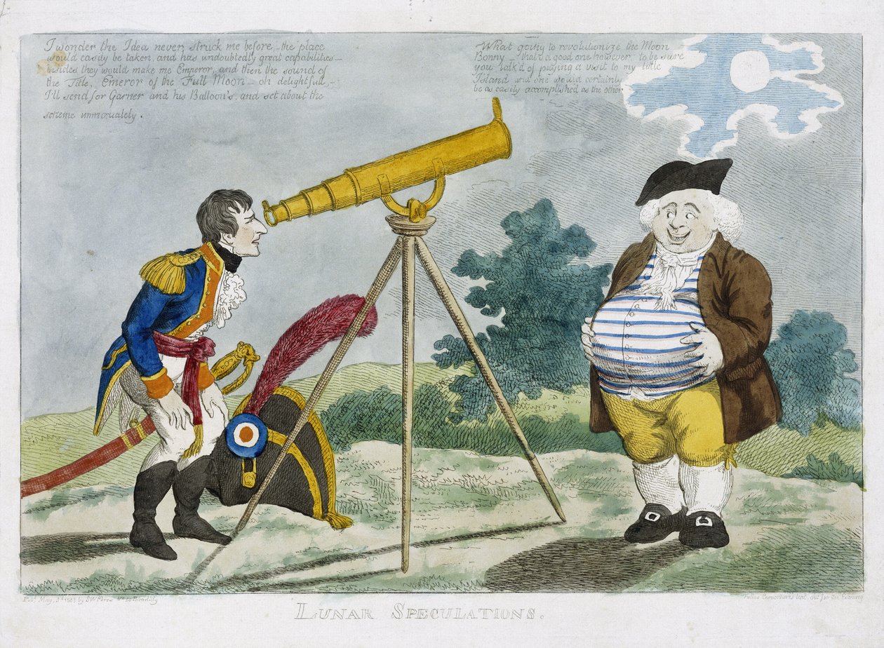 Månespekulasjoner, 1803 av English School