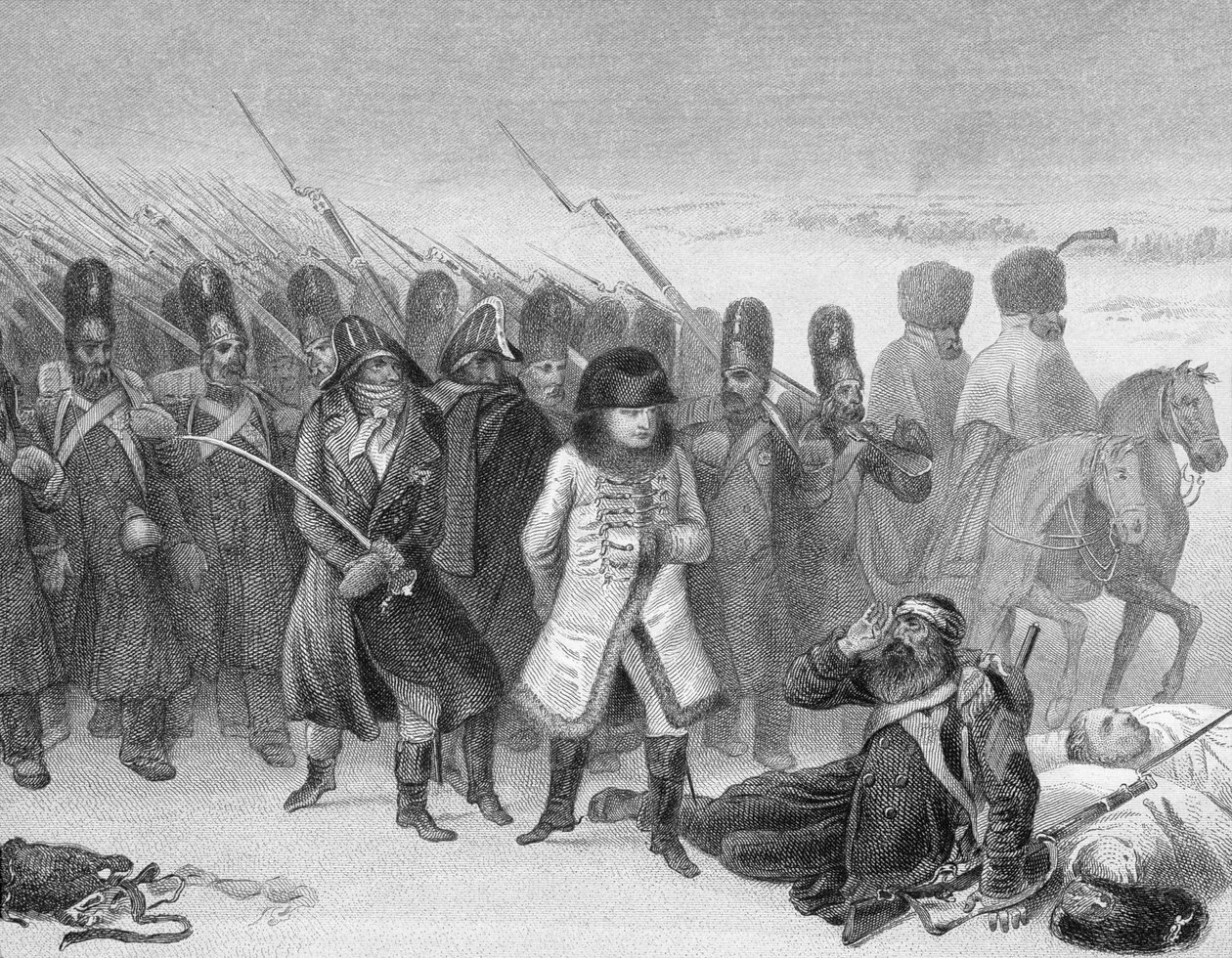 Napoleons retrett fra Russland i 1812 av English School