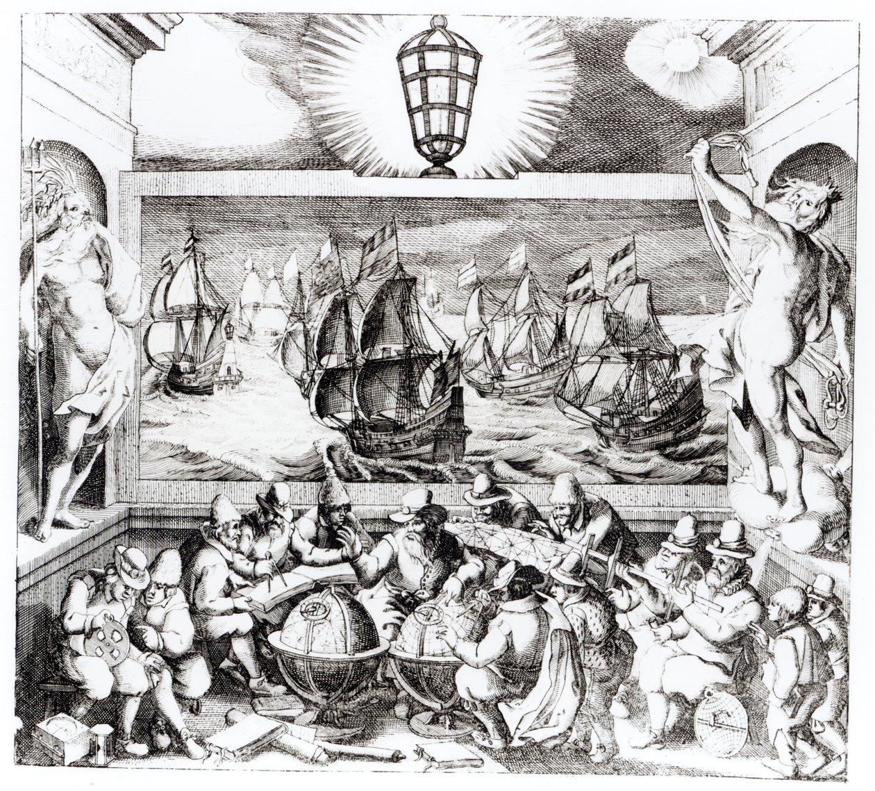 Navigasjonstittelside, 1600 av English School