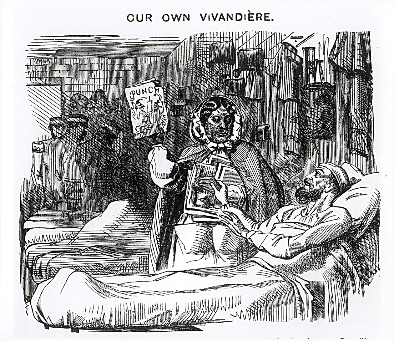 Vår egen Vivandiere, fru Seacole (1805-81) som avbildet i 