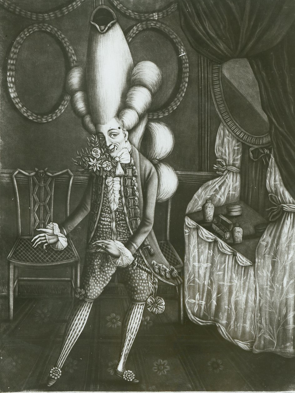 Pantheon Macaroni, 1773 av English School
