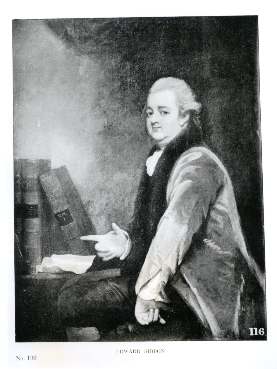 Portrett av Edward Gibbon (1737-94) av English School